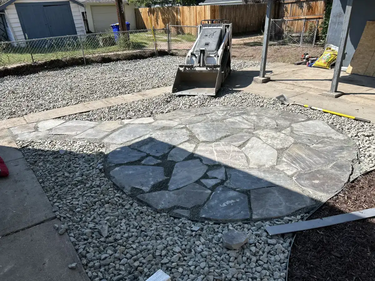 Paver patio completed by CN Landscaping in Colorado Springs