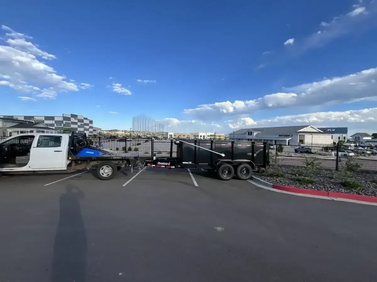 CN Landscaping team building a retaining wall